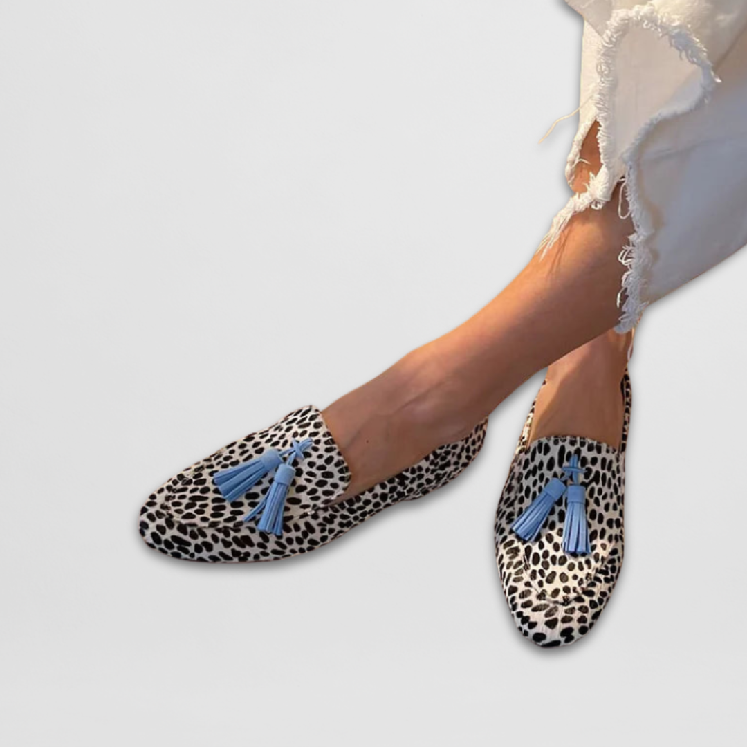 Tasselpointe™ Leopard Loafers
