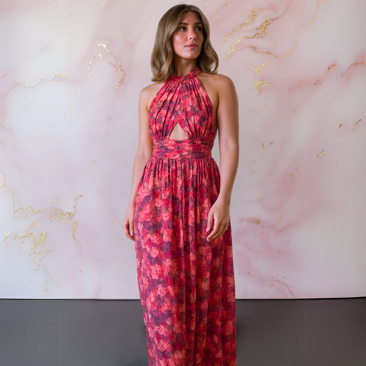 Vivenza™ Halter Split Maxi Dress