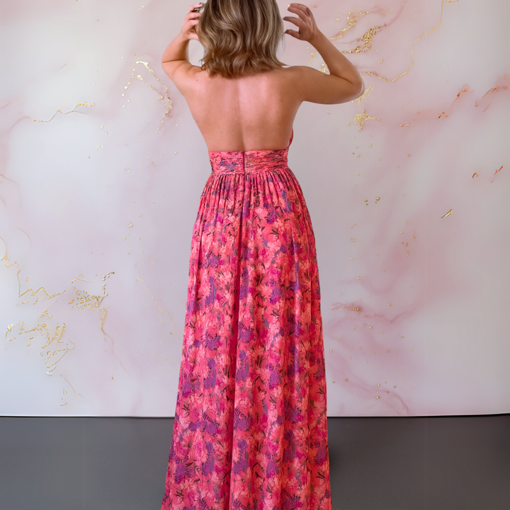 Vivenza™ Halter Split Maxi Dress