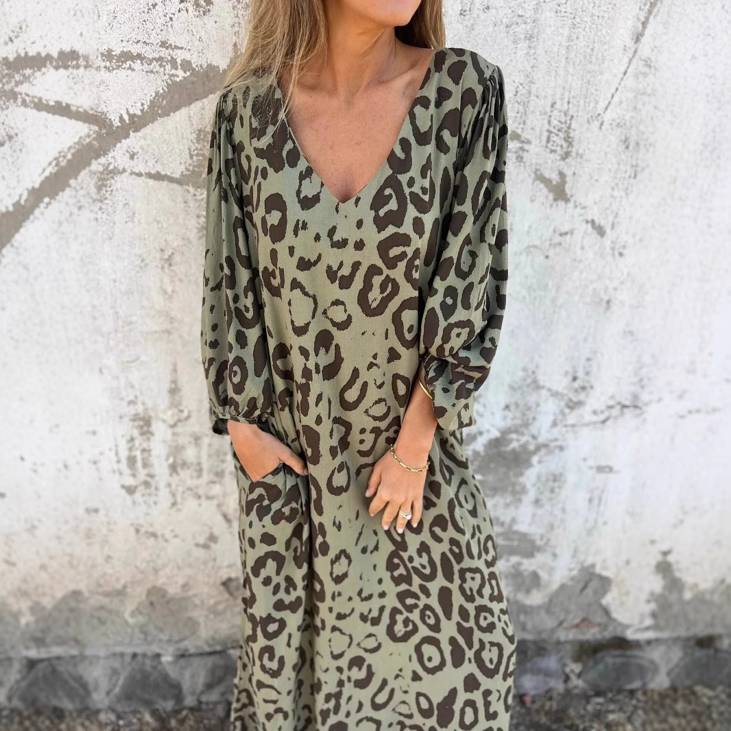 Feravive™ Bold Print Maxi Dress