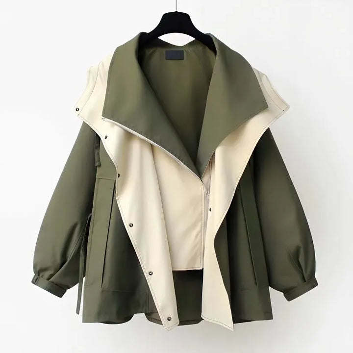 Olivara™ Contrast Hooded Jacket
