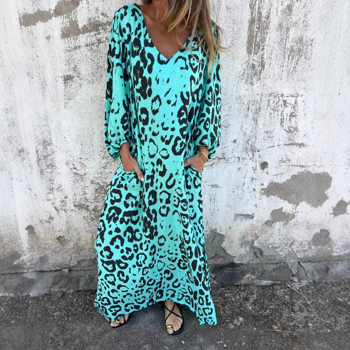 Feravive™ Bold Print Maxi Dress