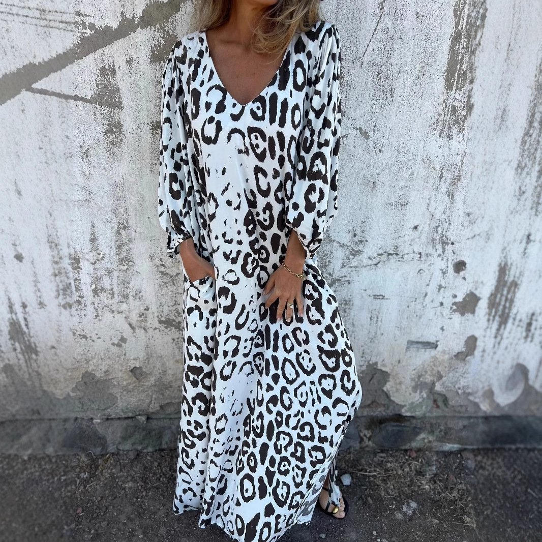 Feravive™ Bold Print Maxi Dress