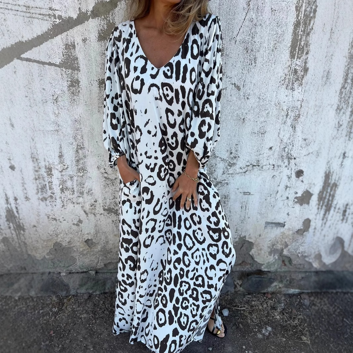 Feravive™ Bold Print Maxi Dress