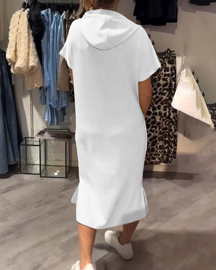 Kayleigh™ Drawstring Hoodie Dress