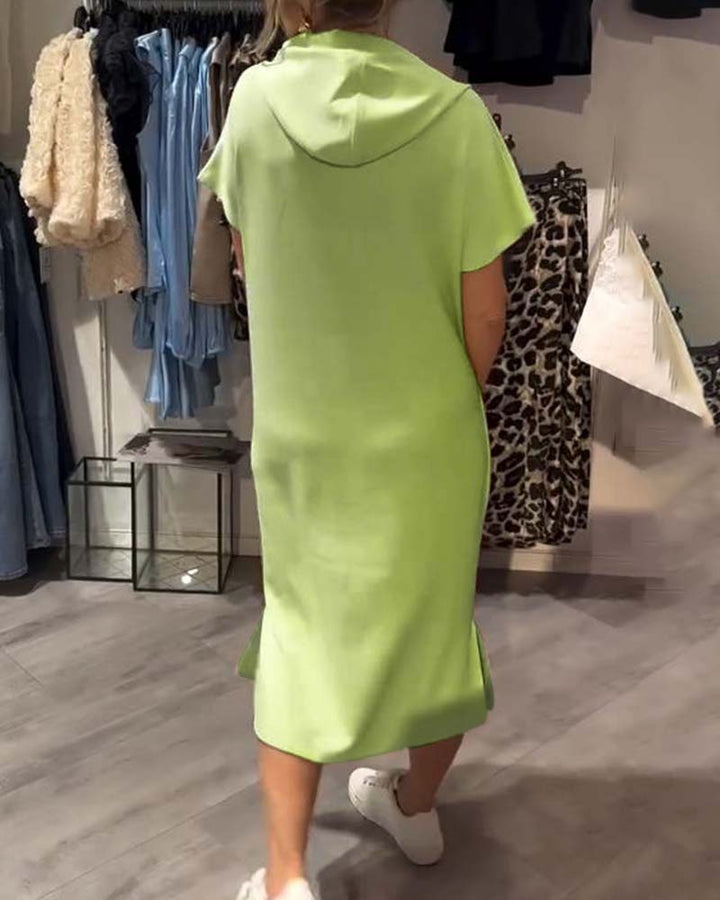 Kayleigh™ Drawstring Hoodie Dress