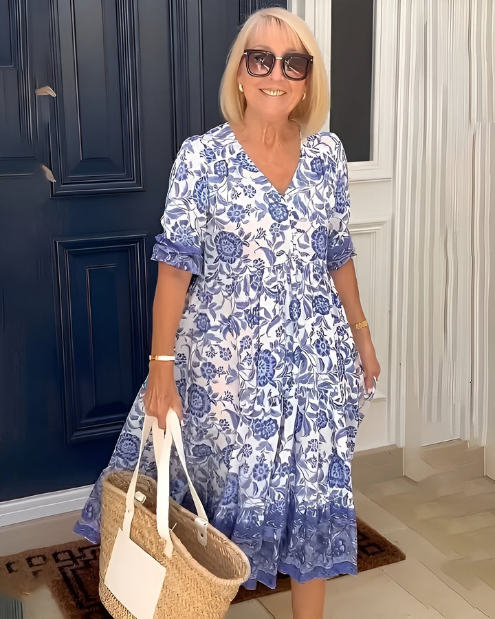Florabreeze™ Tiered Midi Dress