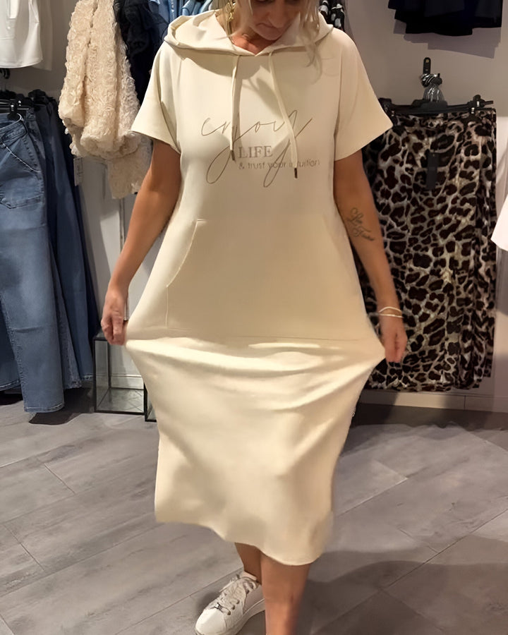 Kayleigh™ Drawstring Hoodie Dress