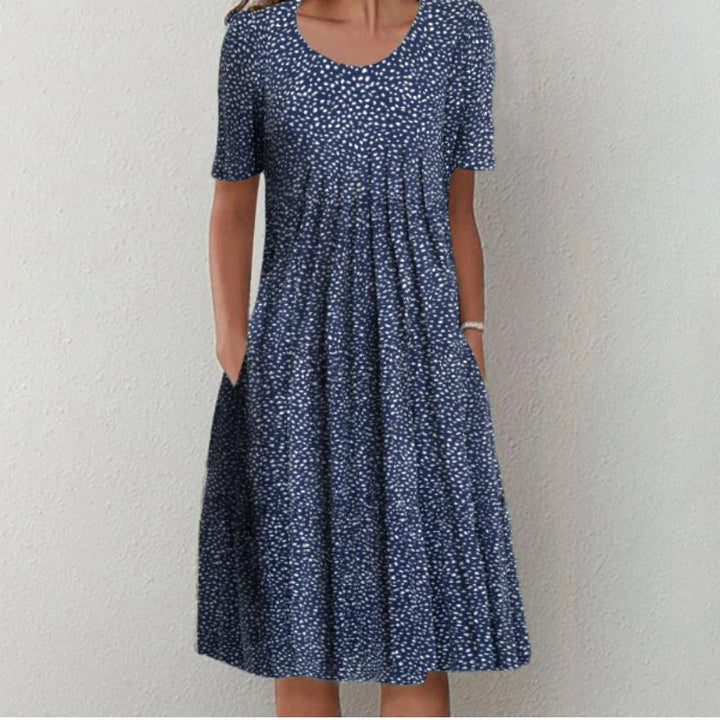 Nancy™ Vintage Floral Midi Dress