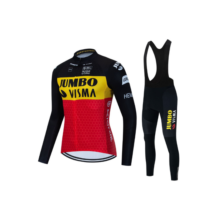Jumbo Visma - Long-sleeved professional cycling set