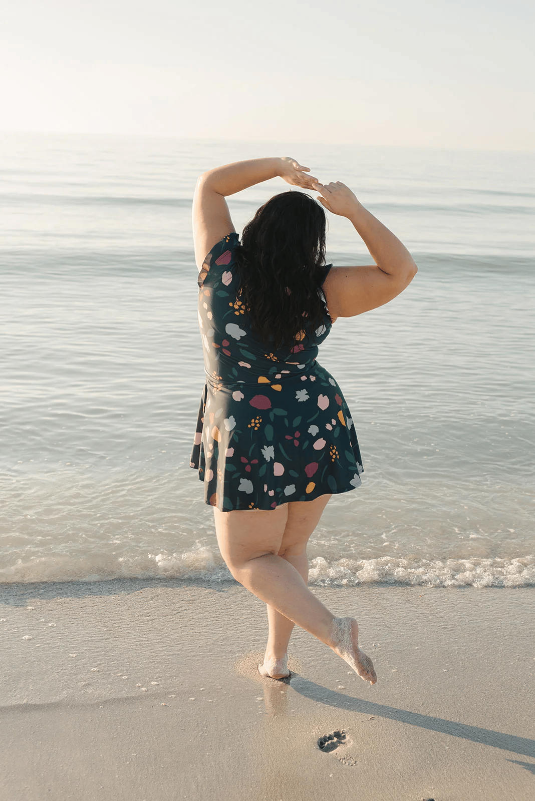 Nalia™ Ruffle Wrap Swimsuit Dress