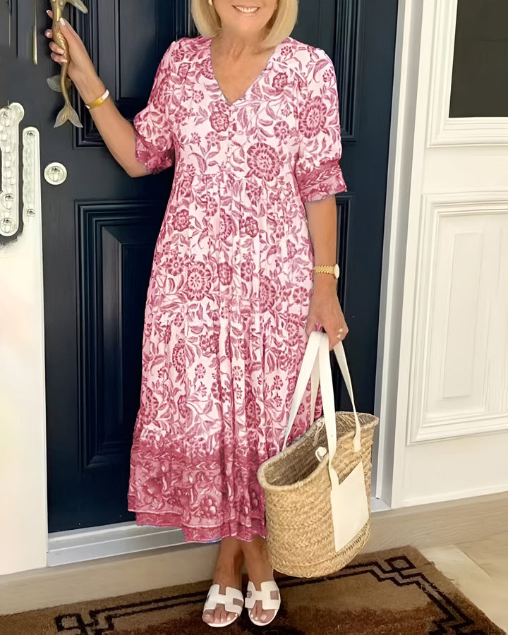 Florabreeze™ Tiered Midi Dress