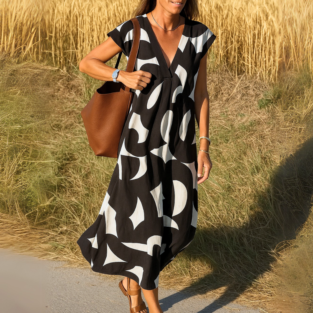 Noella™ Abstract Breeze Dress