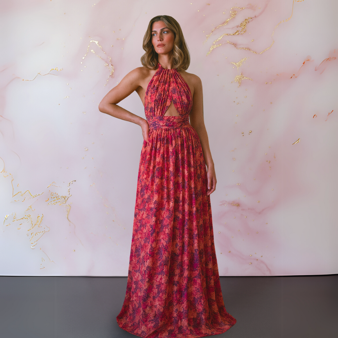 Vivenza™ Halter Split Maxi Dress