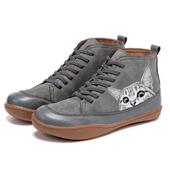 Felixon™ Cat Print Trainers