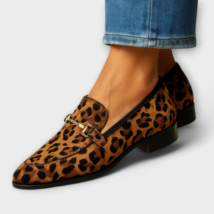 Amarisse™ Leopard Chain Loafers