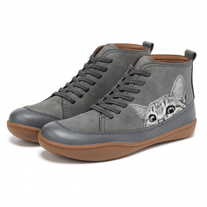 Felixon™ Cat Print Trainers