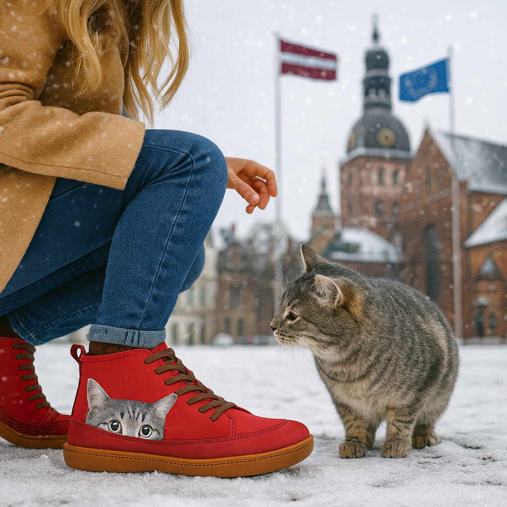 Felixon™ Cat Print Trainers