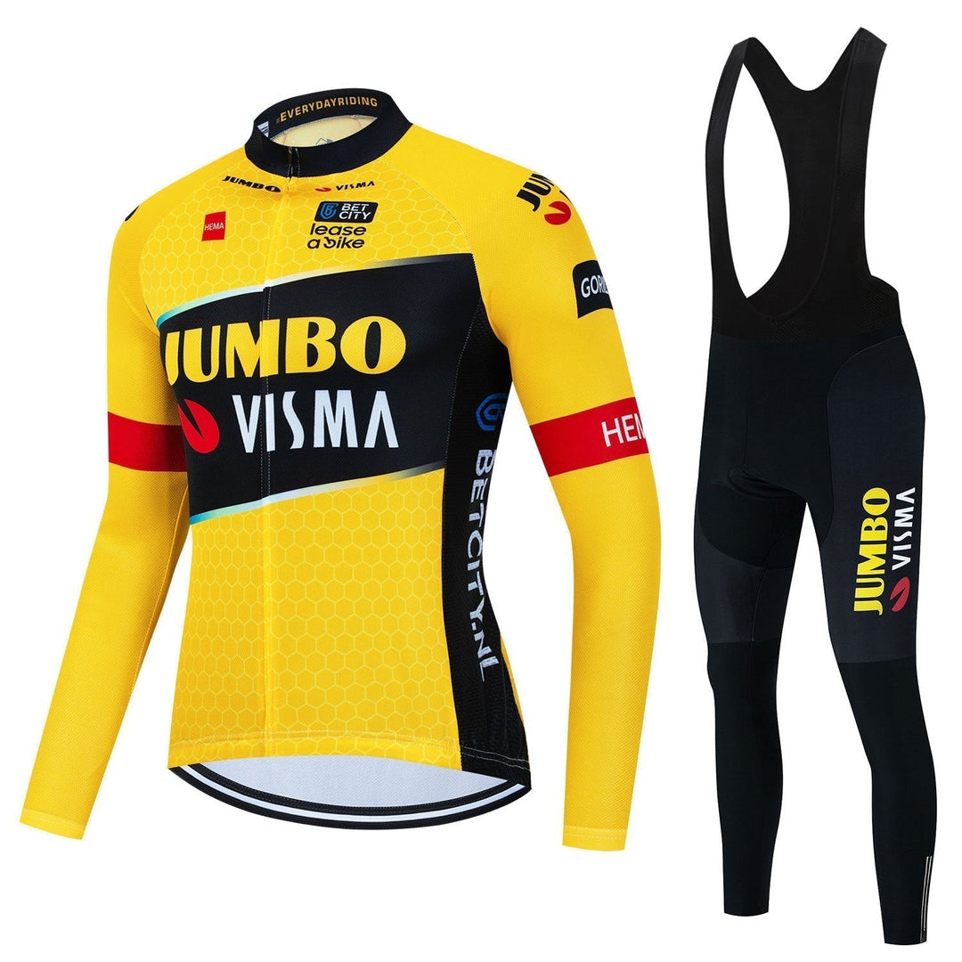 Jumbo Visma - Long-sleeved professional cycling set