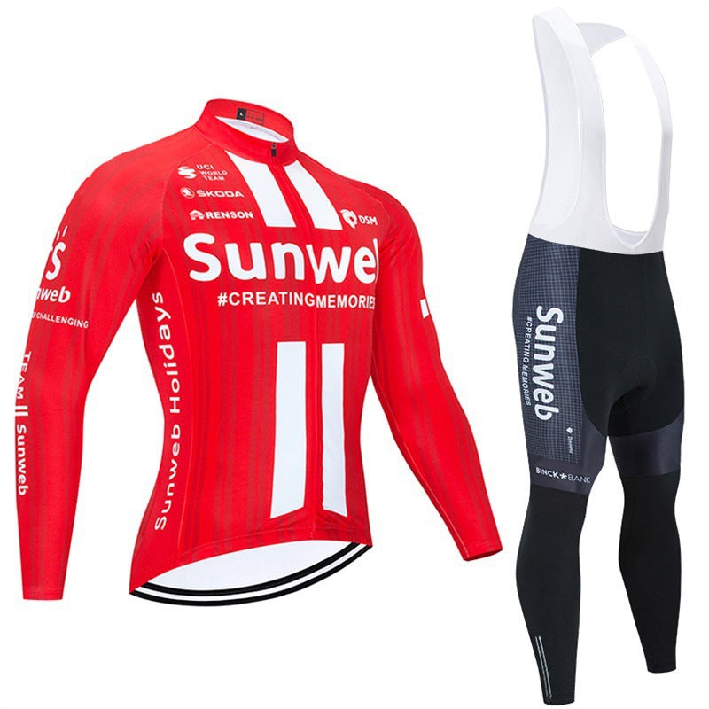 Teams - Pro cyclists with long sleeves