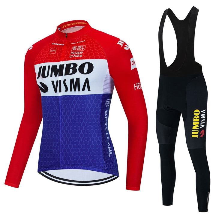 Jumbo Visma - Long-sleeved professional cycling set