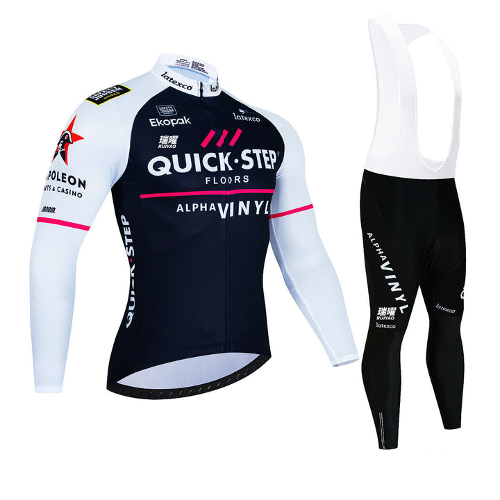 Quick Step - Long-sleeved Pro Cycling Kit