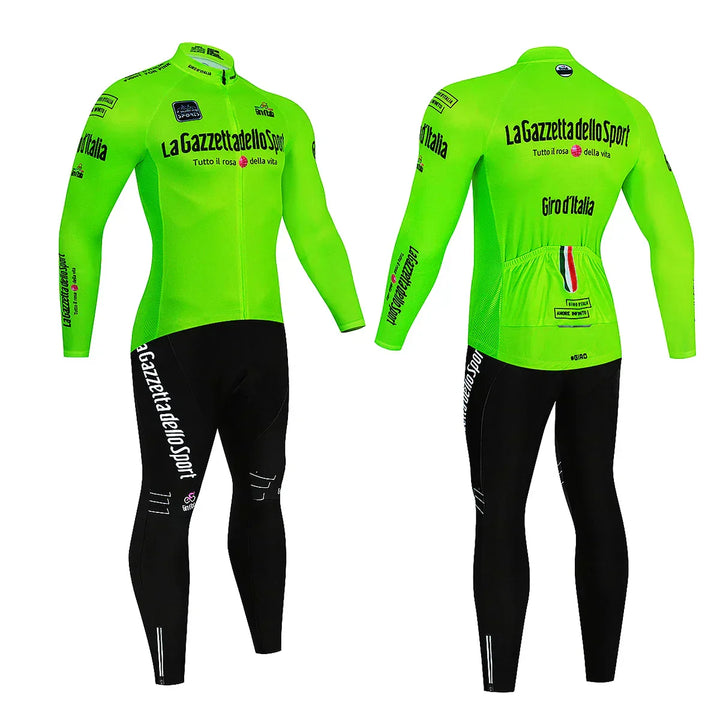 Giro d'Italia - Long-sleeved professional cycling set