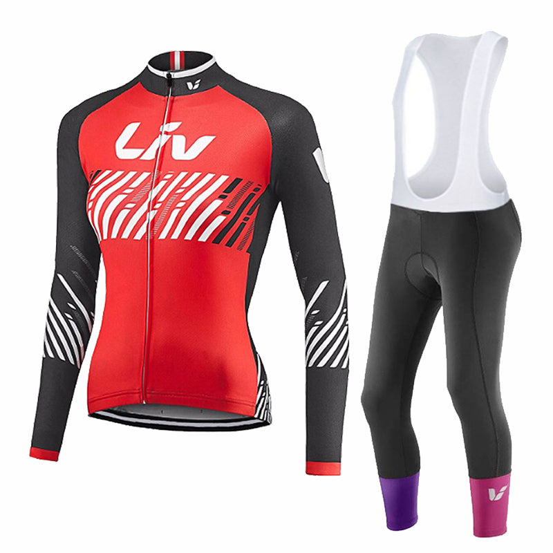 LIV V2 – PRO Women's Winter Cycling Set with Bib Shorts
