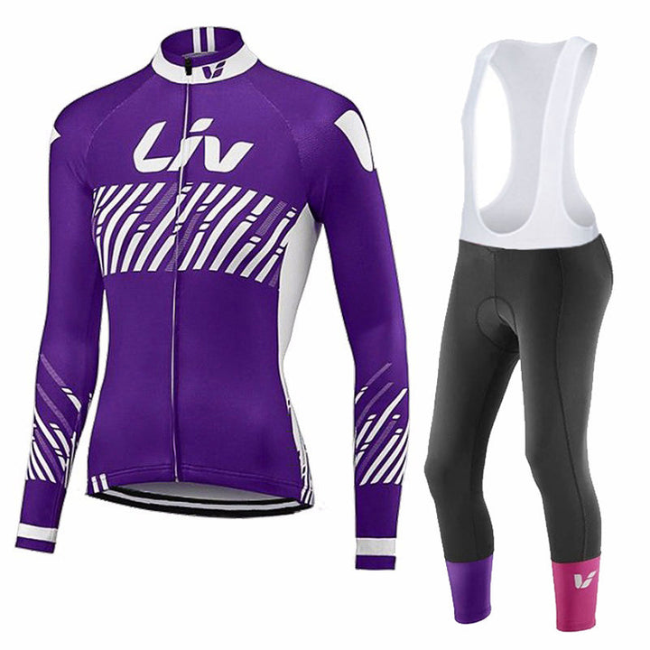 LIV V2 – PRO Women's Winter Cycling Set with Bib Shorts