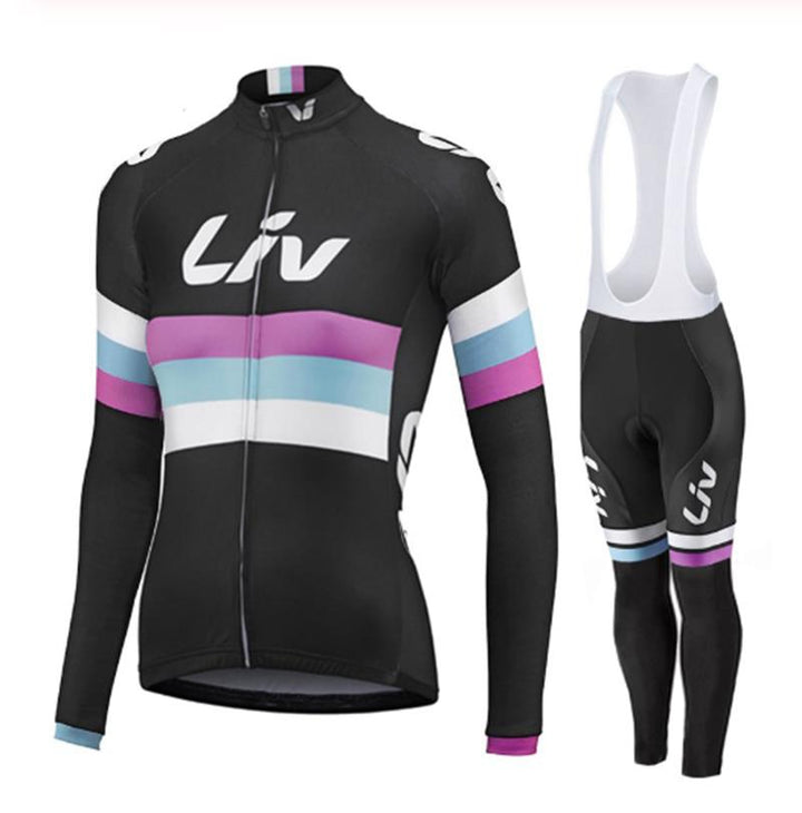 LIV V2 – PRO Women's Winter Cycling Set with Bib Shorts