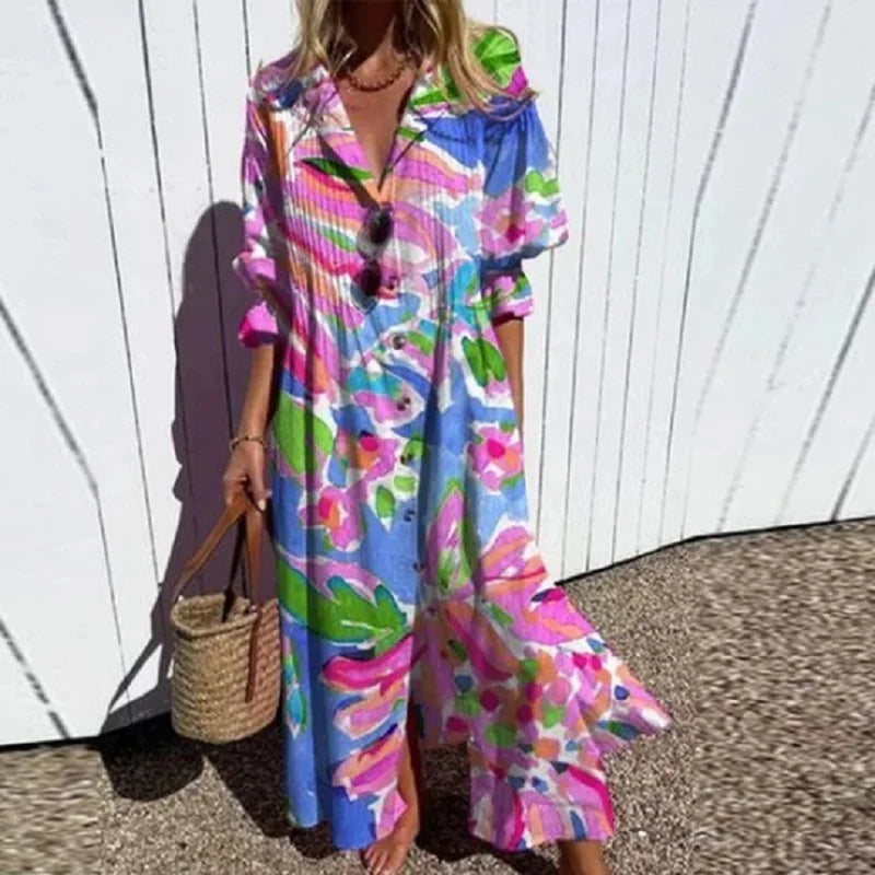 Vivenza™ Carnival Dots Maxi Dress