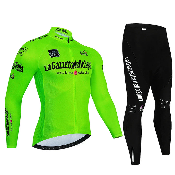 Giro d'Italia - Long-sleeved professional cycling set