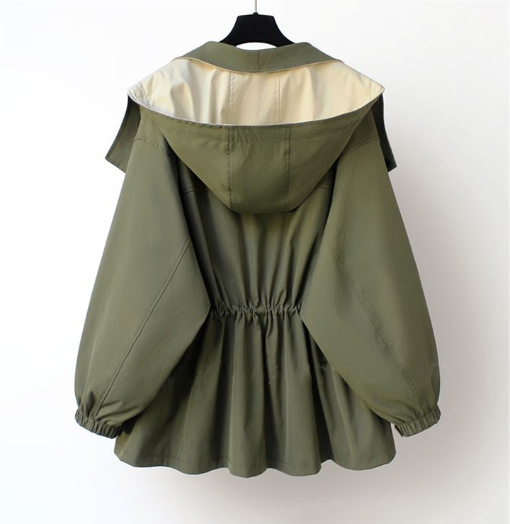 Olivara™ Contrast Hooded Jacket