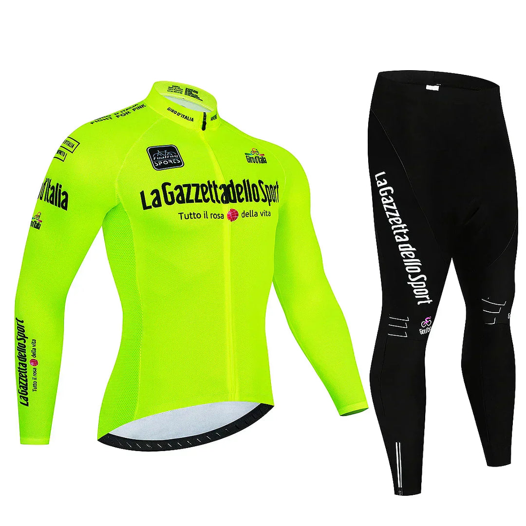Giro d'Italia - Long-sleeved professional cycling set