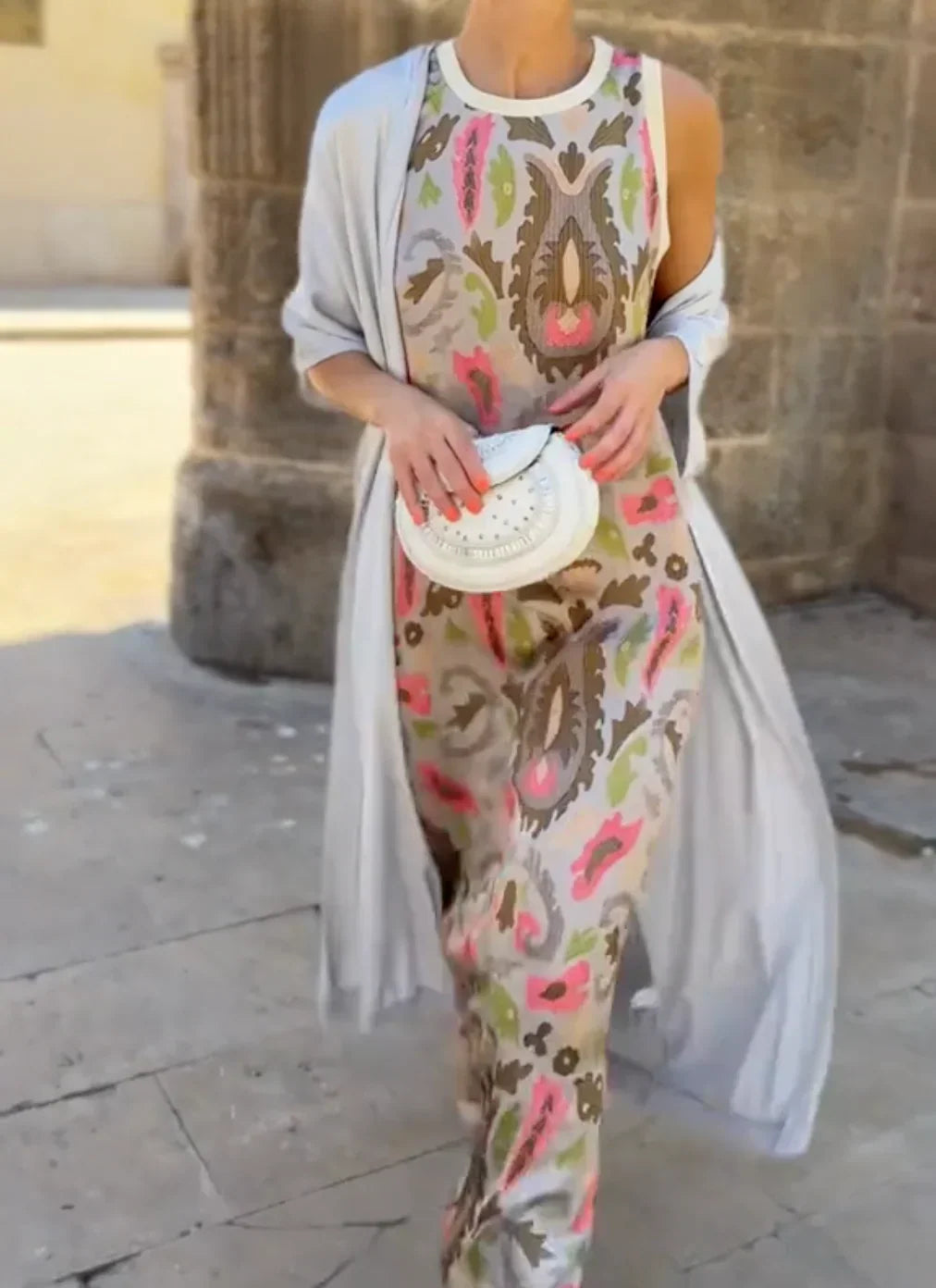 Aurelia™ Boho Maxi Kaftan Set