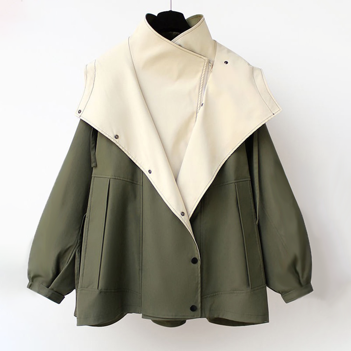 Olivara™ Contrast Hooded Jacket