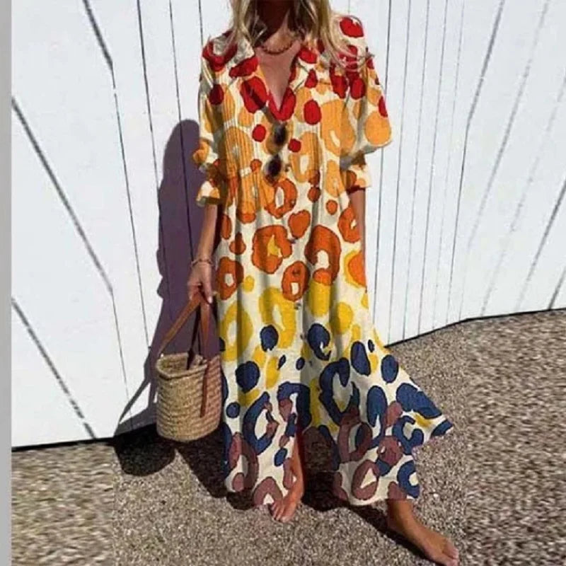 Vivenza™ Carnival Dots Maxi Dress
