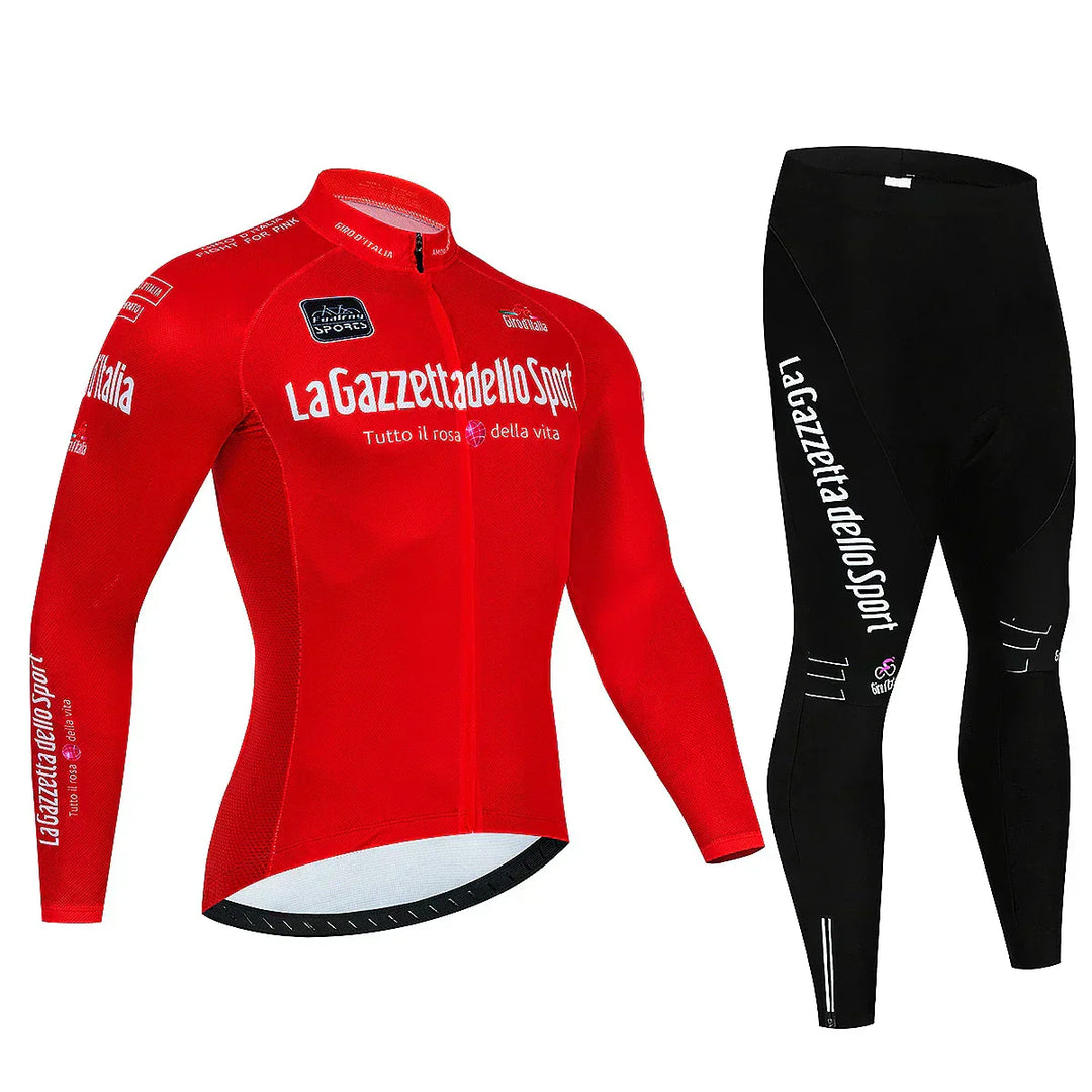 Giro d'Italia - Long-sleeved professional cycling set