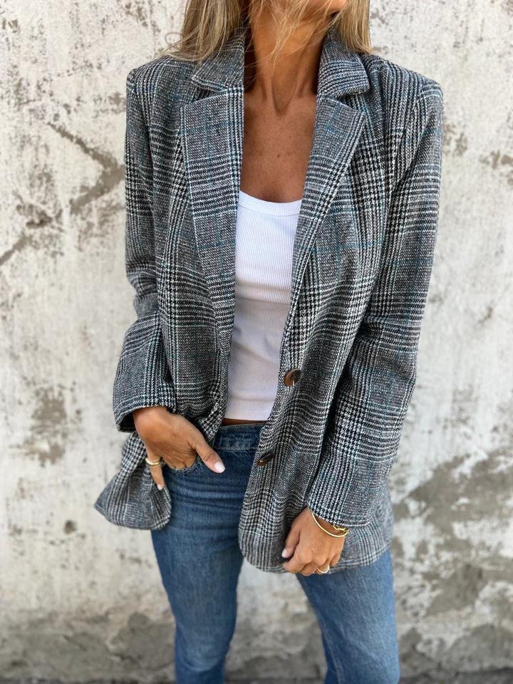 Elvarya™ Checked Blazer