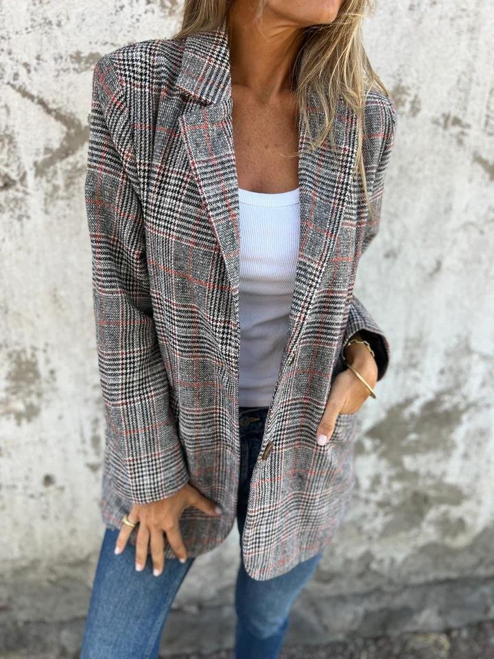 Elvarya™ Checked Blazer