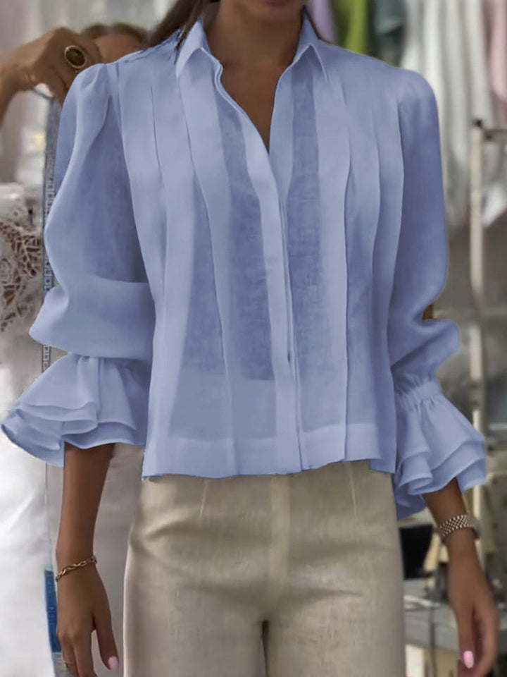 Veyloria™ Pleated Blouse