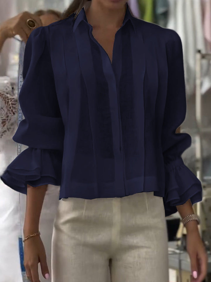Veyloria™ Pleated Blouse