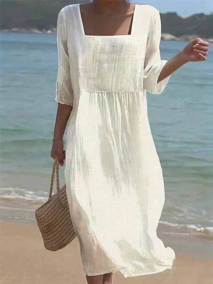 Solenne™ Coastal Midi Dress