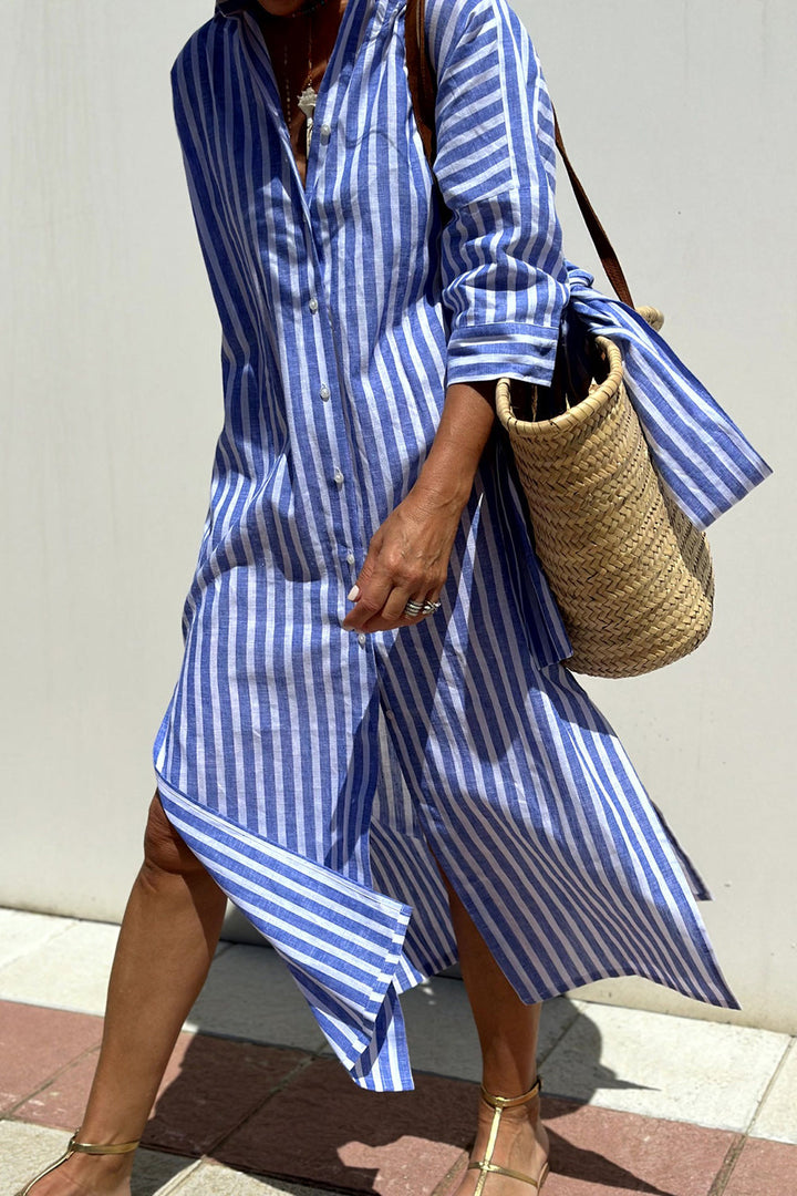 Edith™ Striped Day Shirtdress