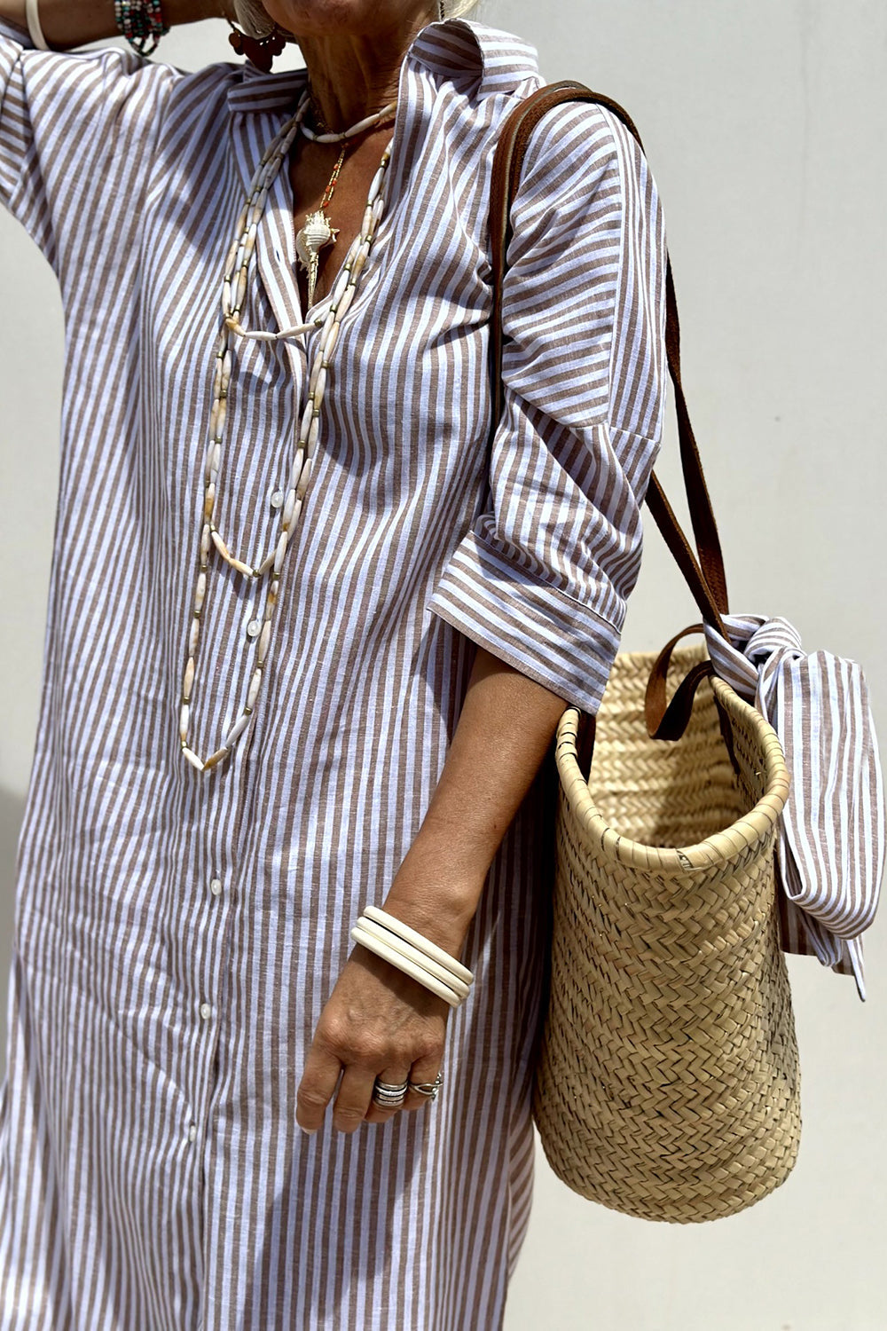 Edith™ Striped Day Shirtdress