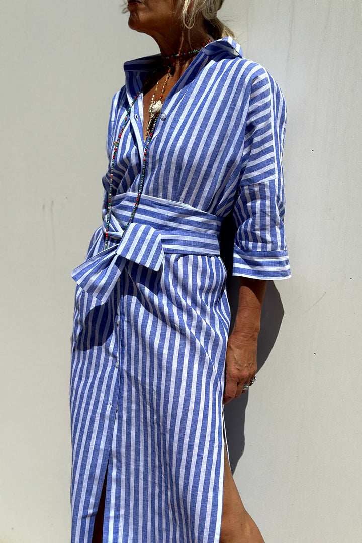 Edith™ Striped Day Shirtdress