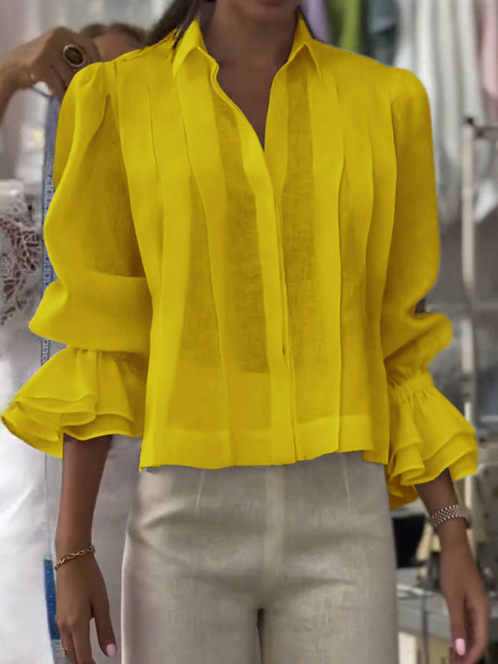 Veyloria™ Pleated Blouse