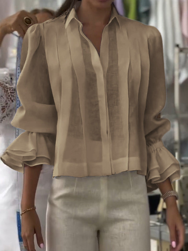 Veyloria™ Pleated Blouse