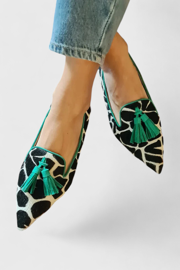 Luretta™ Patterned Pointed Flats