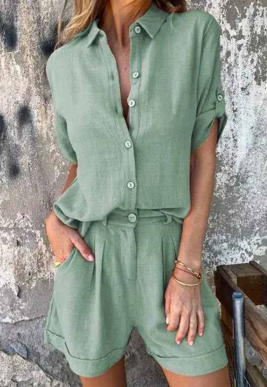 Soloura™ Relaxed Shirt Set